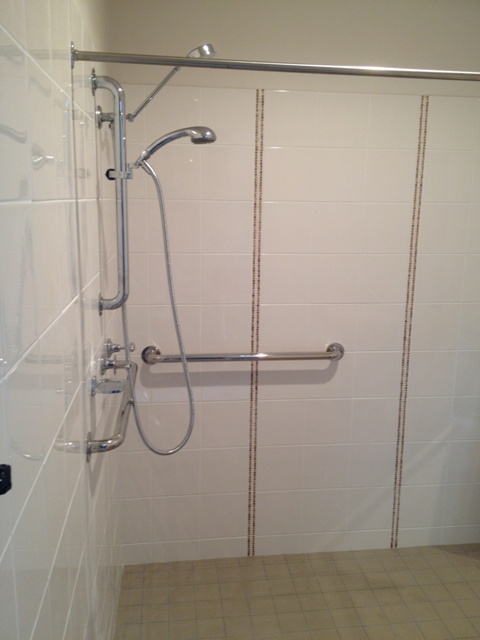 CVHMMS Modified Shower with Grab Rails